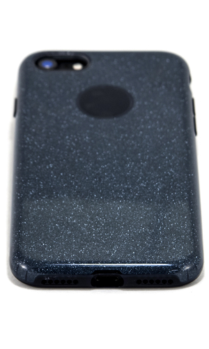 Чехол для iPhone 8 накладка силикон Diamond черная фото №2