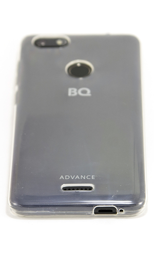 Чехол для BQ Advance накладка силикон прозрачная фото №2