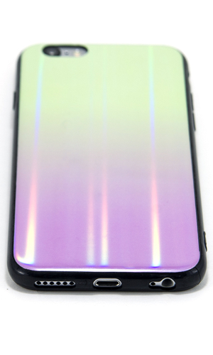 Чехол для iPhone 6S накладка силикон цветная с градиентом фото №2