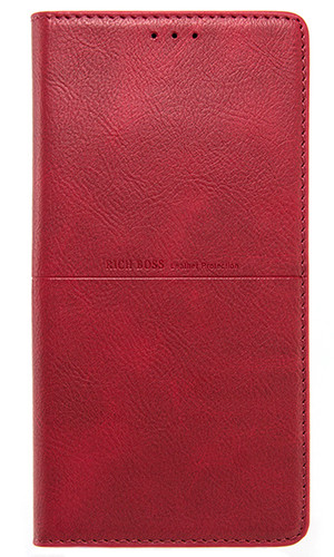 Чехол для Galaxy A30 и A20 книжка Rich Boss с магнитом красная