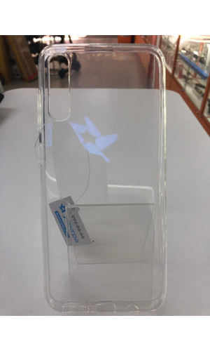 Чехол для Galaxy A70 накладка силикон прозрачная