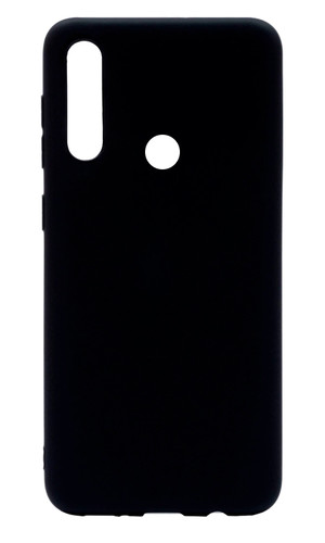 Чехол для Galaxy A30 и A20 накладка силикон черная фото №2