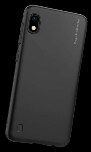 Чехол для Galaxy A30 и A20 накладка силикон черная фото №3