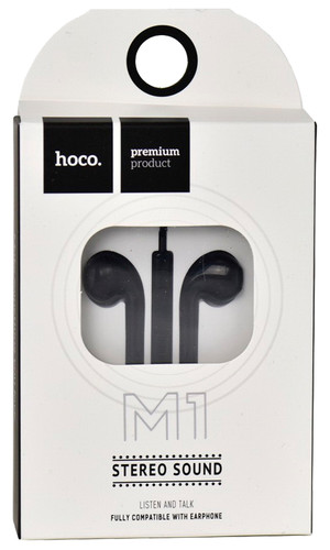 Наушники Hoco M1 EarPods для iPhone 6s черные