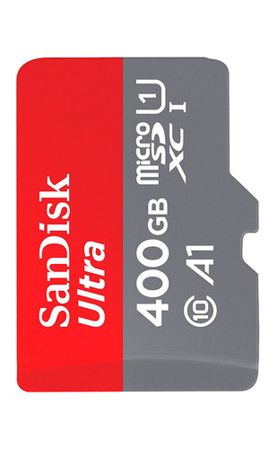 Карта памяти SanDisk Ultra microSDXC Class 10 UHS Class 1 A1 100MB/s 400GB + SD adapter