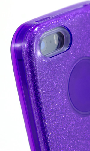 Чехол для iPhone 8 накладка силикон Diamond фиолетовая