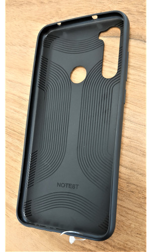 Чехол для RedMi Note 8T Baseus накладка силикон черная фото №3
