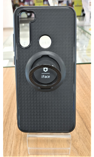Чехол для RedMi Note 8T накладка силикон с Pop soket черная