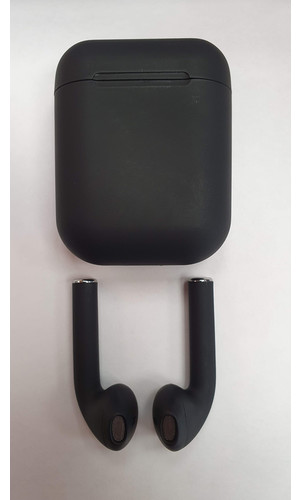 Беспроводные наушники TWS i12 Bluetooth черные фото №3
