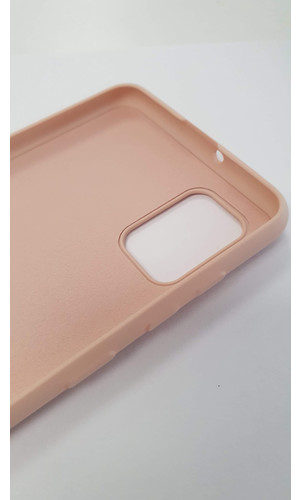 Чехол для Galaxy A31 накладка силикон бежевая