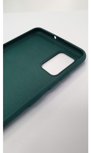 Чехол для Galaxy A31 накладка силикон зеленая фото №3