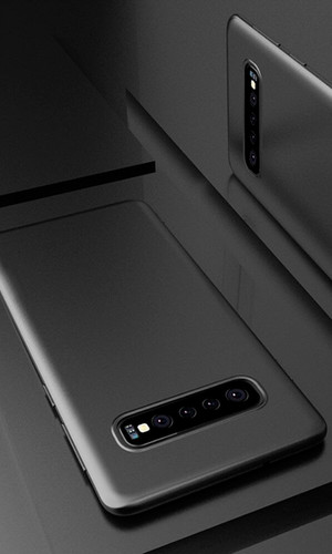 Чехол для Galaxy A51 накладка силикон черная