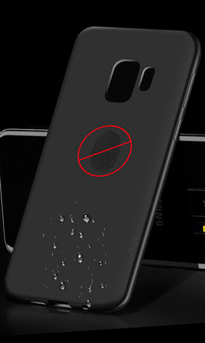 Чехол для Galaxy A51 накладка силикон черная фото №4
