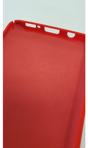 Чехол для Galaxy A71 накладка силикон красная