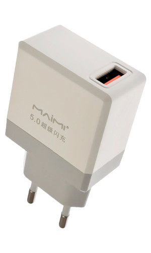 Сетевая зарядка Maimi C41 - 1 USB порт, 4.5A белая