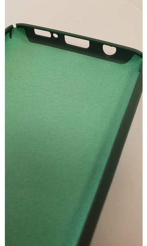 Чехол для Galaxy A51 накладка Silicone Cover зеленая