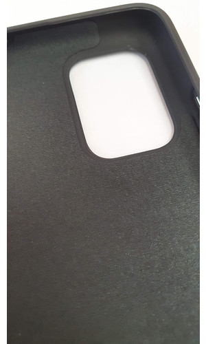 Чехол для Galaxy A51 накладка Silicone Cover черная фото №2