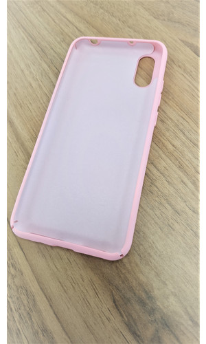 Чехол для Redmi 9A накладка Silicone Cover розовая