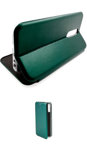 Чехол для Huawei Y8p книжка New Case с магнитом зеленая фото №4