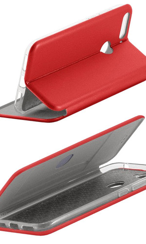 Чехол для RedMi 9C книжка New Case с магнитом бордо фото №2