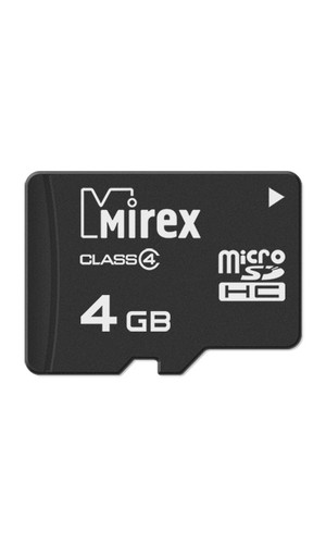 Карта памяти MicroSD 8Гб Class 4 Mirex фото №2