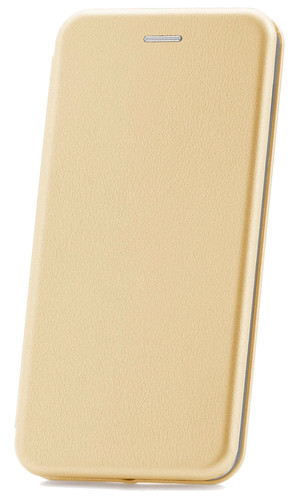 Чехол для Huawei Y7 книжка New Case с магнитом золото фото №3