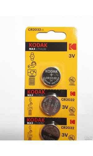 Батарейка Kodak CR2032 3V