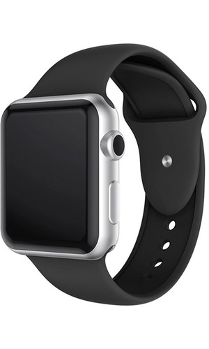 Ремешок для Apple Watch 38/40 мм Silicone Черный