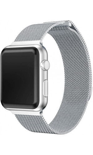 Ремешок для Apple Watch 42/44 мм Металл Silver Миланская петля