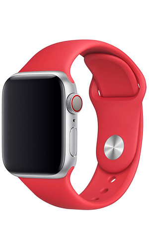 Ремешок для Apple Watch 38/40 мм Silicone Красный