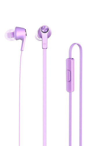 Наушники для смартфонов Xiaomi Mi in-Ear Headphones Basic фиолетовые