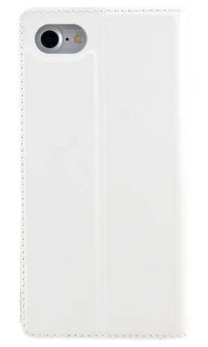 Чехол для iPhone 8 книжка с окном с магнитом белая фото №3