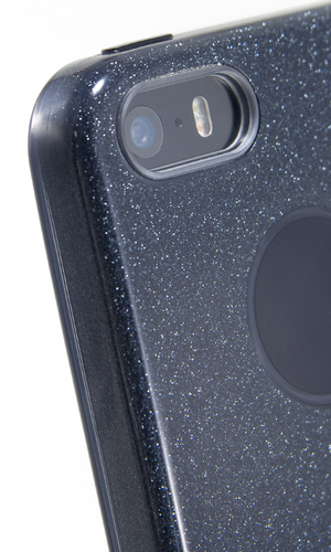 Кликните для увеличения изображения Чехол для iPhone 5S накладка силикон Diamond черная