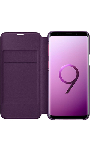 Чехол-книжка для Galaxy S9 LED View Cover EF-NG960PVEGRU фиолетовый фото №2