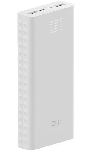 Кликните для увеличения изображения Внешний аккумулятор Xiaomi ZMI QB821 AURA Power Bank 20000 mAh