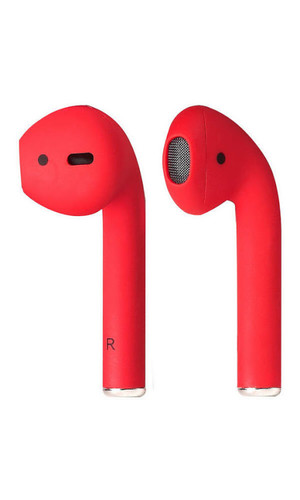 Беспроводные наушники TWS i12 Bluetooth красные фото №3