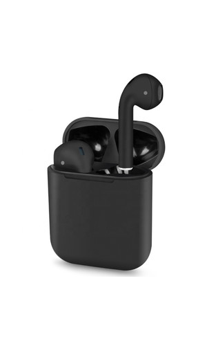 Беспроводные наушники TWS i12 Bluetooth черные фото №5