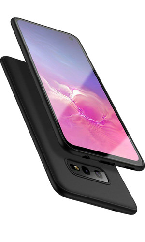 Чехол для Galaxy A21S накладка силикон черная фото №3