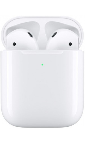 Наушники Apple AirPods 2 (беспроводная зарядка чехла) MRXJ2RU/A