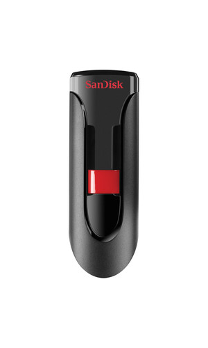 Кликните для увеличения изображения USB флешка 256Гб SanDisk Cruzer Glide черная