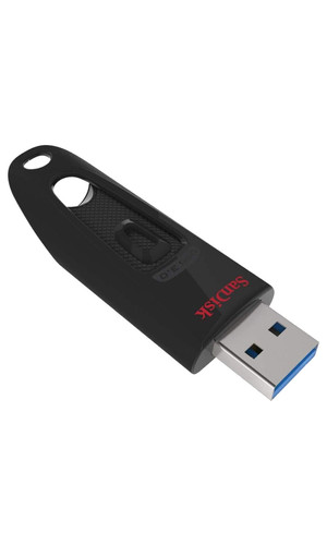 Кликните для увеличения изображения USB флешка 256Гб SanDisk Cruzer Ultra USB 3.0 черная