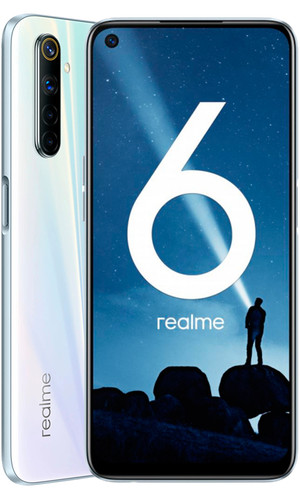 Кликните для увеличения изображения Realme 6 4/128Гб белая комета RMX2001