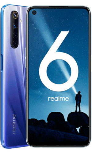Кликните для увеличения изображения Realme 6 4/128Гб синяя комета RMX2001